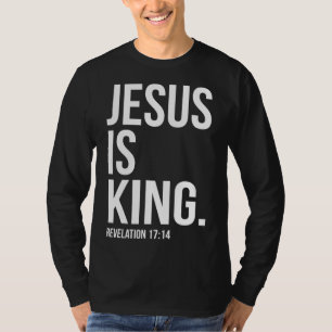 Camiseta Jesús es el rey de las escrituras de la Biblia Cit