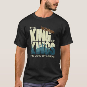 Camiseta Jesús Es El Rey De Los Reyes Crucifixión Cruzada C
