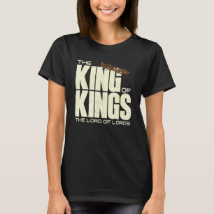 Camiseta Jesús Es El Rey De Los Reyes Crucifixión Cruzada C