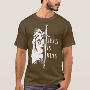 Camiseta Jesús es el Rey Dios Fe Culto Cristiano