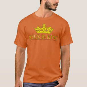 Camiseta Jesús es el Rey (línea)Fe, la Cruz, el Jesús Crist