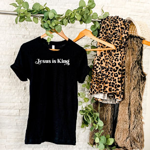 Camiseta Jesús Es El Rey Unisex