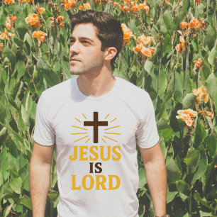Camiseta "Jesús es el Señor" Una fe cristiana cruzada