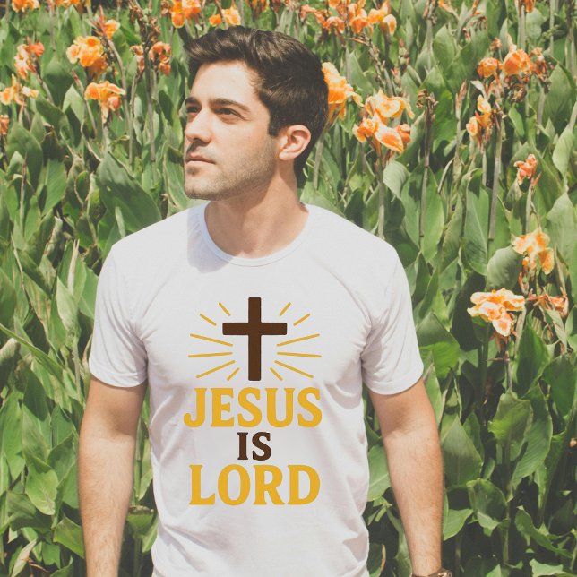 Camiseta "Jesús es el Señor" Una fe cristiana cruzada (Subido por el creador)