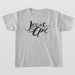 Camiseta Jesús es épico y deja a los niños cristianos relig