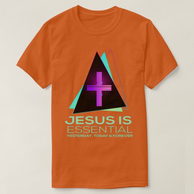 CAMISETA JESÚS ES ESENCIAL (Diseño del anverso)