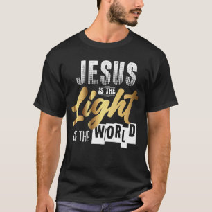 CAMISETA JESÚS ES LA LUZ DEL MUNDO