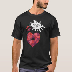Camiseta Jesús es la pieza central - Cristiano