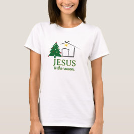 Camiseta Jesús es la razón basada en la fe