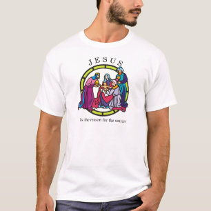 Camiseta Jesús es la razón de la estación