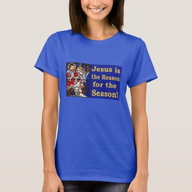 Camiseta Jesús es la razón de la estación (Anverso)