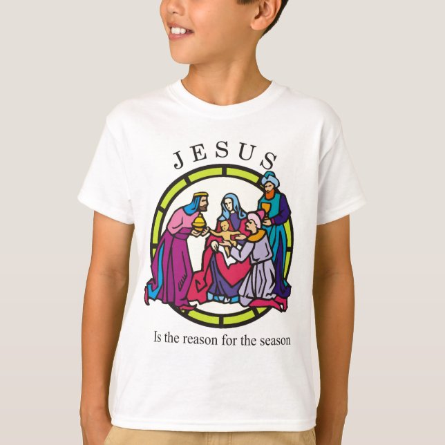 Camiseta Jesús es la razón de la estación (Anverso)