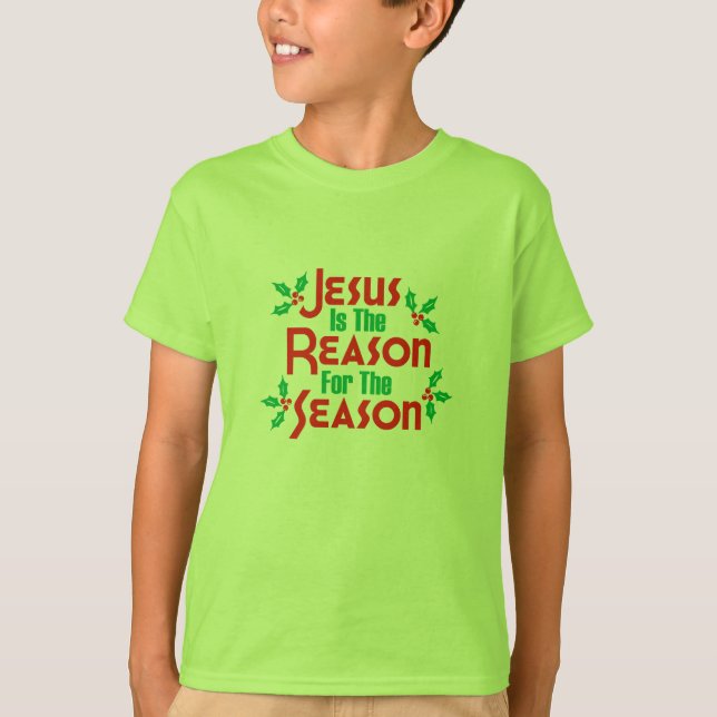 Camiseta Jesús es la razón de la estación (Anverso)