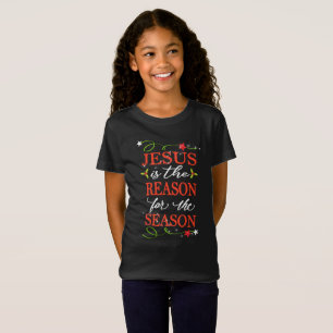 Camiseta Jesús es la razón de la estación Folksy