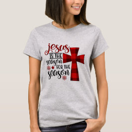 Camiseta Jesús es la razón de la temporada
