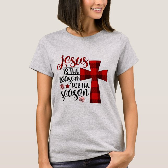 Camiseta Jesús es la razón de la temporada (Anverso)