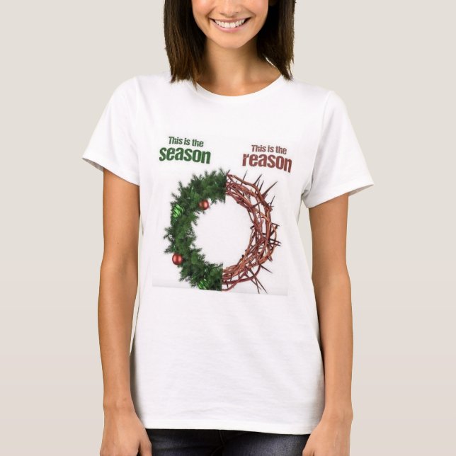 Camiseta Jesús es la razón de la temporada (Anverso)