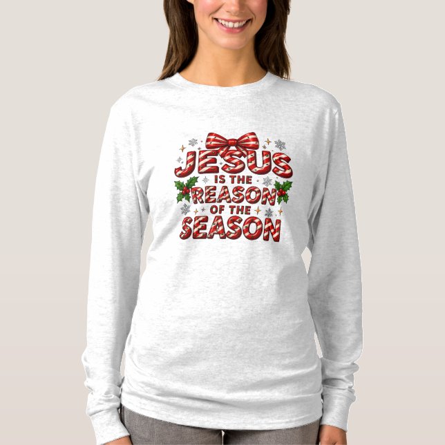 Camiseta Jesús es la razón de la temporada (Anverso)