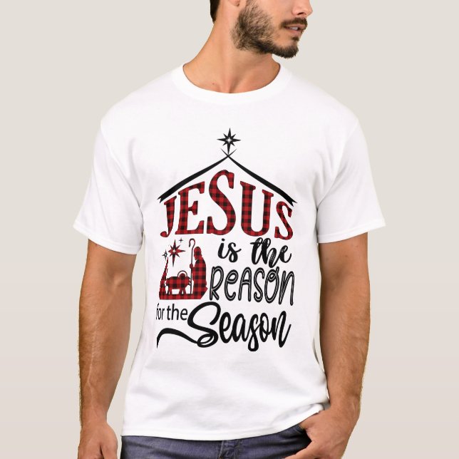 Camiseta Jesús Es La Razón De La Temporada (Anverso)