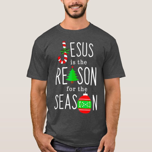 Camiseta Jesús es la razón de la temporada (Anverso)