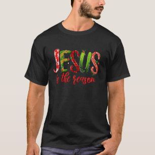 Camiseta Jesús es la razón de la temporada cristiano Chris
