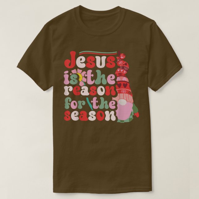 Camiseta Jesús es la razón de la temporada de fe cristiana (Diseño del anverso)