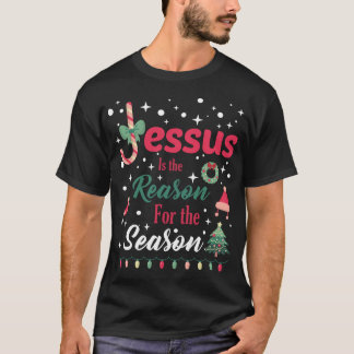 Camiseta Jesús Es La Razón de La Temporada de Navidad 