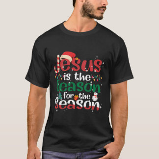 Camiseta Jesús Es La Razón De La Temporada De Navidades Chr