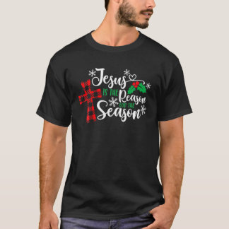 Camiseta Jesús Es La Razón De Los Navidades Graciosos De La