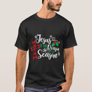 Camiseta Jesús Es La Razón De Los Navidades Graciosos De La