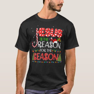 Camiseta Jesús Es La Razón De Los Regalos De Los Navidades 