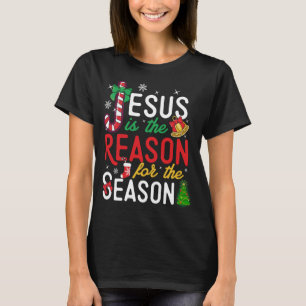 Camiseta Jesús Es La Razón De Que Los Navidades Voces Crist
