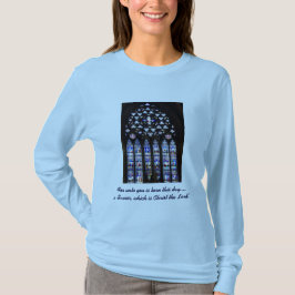 Camiseta "Jesús es la razón...... Larga manga de las damas