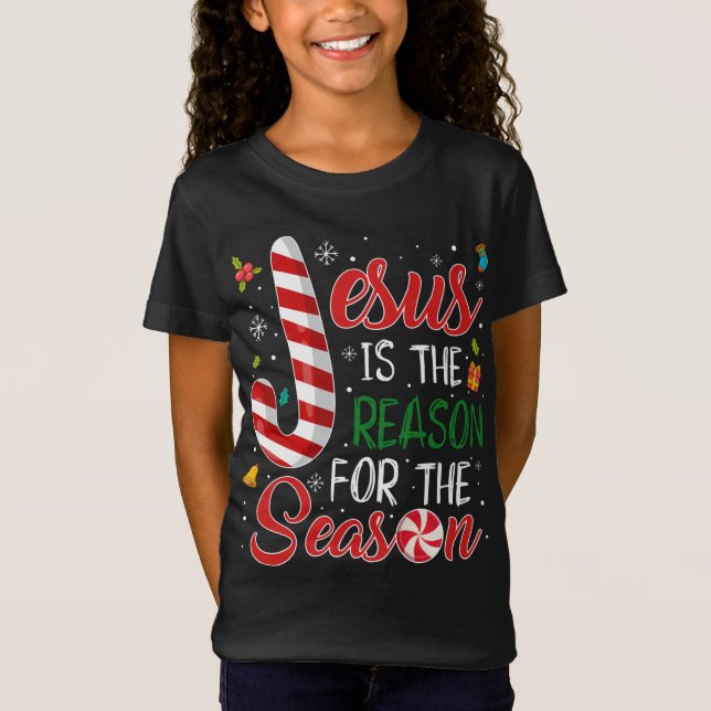Camiseta Jesús Es La Razón Para Los Navidades De Temporada  (Anverso)