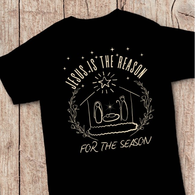 Camiseta Jesús es la razón para los Navidades de temporada (Subido por el creador)