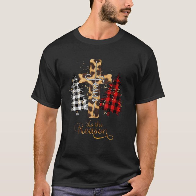 Camiseta Jesús Es La Razón Por La Cual El Leopardo Cristian (Anverso)