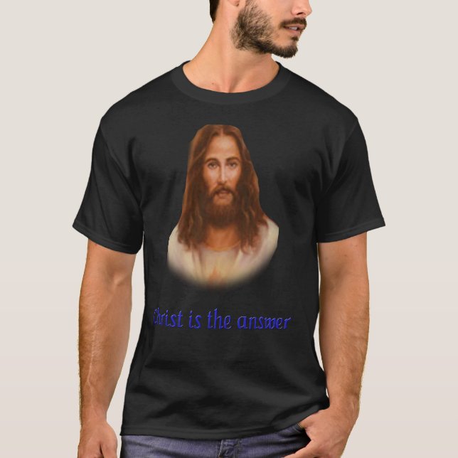 Camiseta Jesús es la respuesta (Anverso)