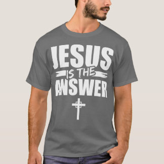 Camiseta Jesús Es La Respuesta Jesús (2)