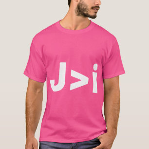 Camiseta Jesús Es Mayor Que Yo Es Mayor Símbolo Chris