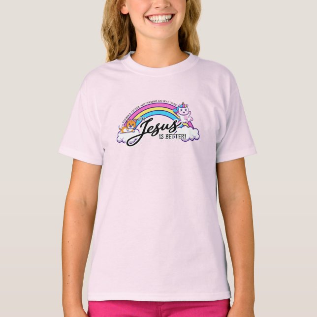 Camiseta ¡Jesús es mejor! (Anverso)
