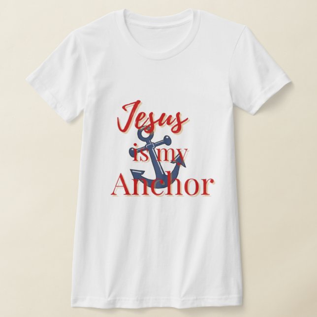 Camiseta Jesús Es Mi Ancla (Distribución)