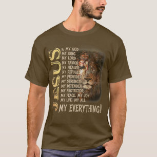 Camiseta Jesús es mi Dios Mi Rey Mi Señor Prima