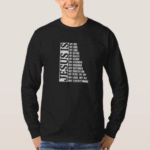 Camiseta Jesús Es Mi Dios Señor Iglesia Cristiana De La Bib