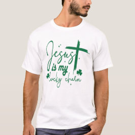 Camiseta Jesús Es Mi Encanto Afortunado | jesus St. Patrick