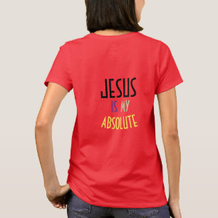 Camiseta JESÚS Es Mi Fe Cristiana Absoluta Cita 