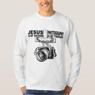 Camiseta Jesús Es Mi Fotografía Salvadora Es Mi Terapia