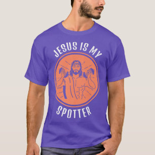 Camiseta Jesús Es Mi Gimnasio Cristiano Disparador Divertid