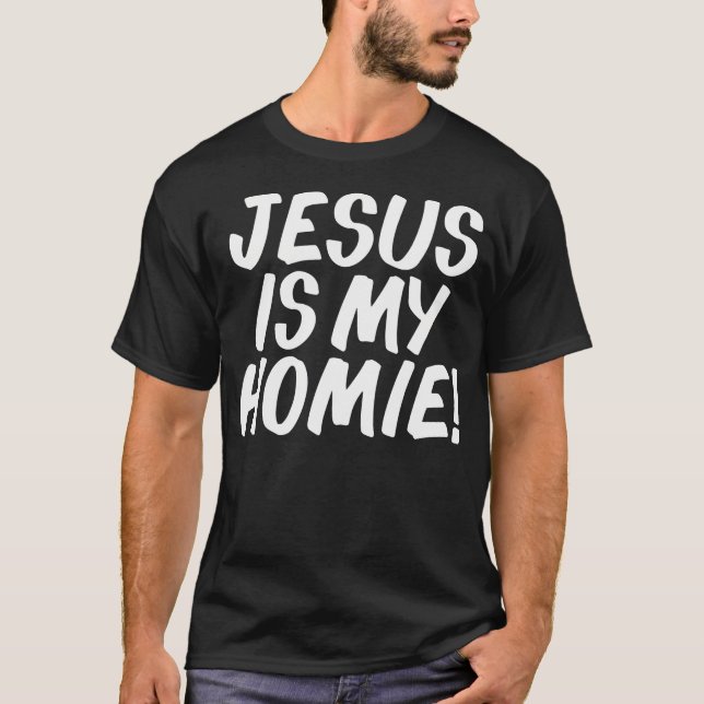 Camiseta Jesús Es Mi Hogar Gracioso Jesús Seguidor A Christ (Anverso)