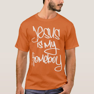 Camiseta Jesús es mi homeboy el retro de los años 80