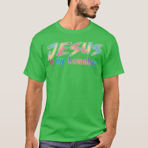 Camiseta Jesús es mi Homeboy Retro 1 de los 80